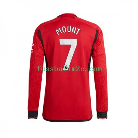 Fußballtrikots Manchester United Mount 7 Heim Trikotsatz 2023-2024 Langarm